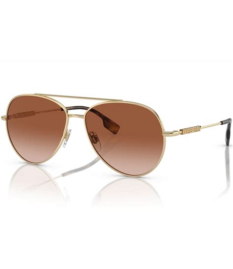 burberry 58mm aviator sunglasses|burberry 59mm aviator sunglasses.